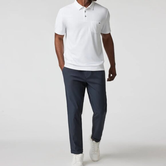 Vuori Cascade Elastic Waist Trouser Stretch Twill Pants 33 Navy NWT $158 - Picture 5 of 6